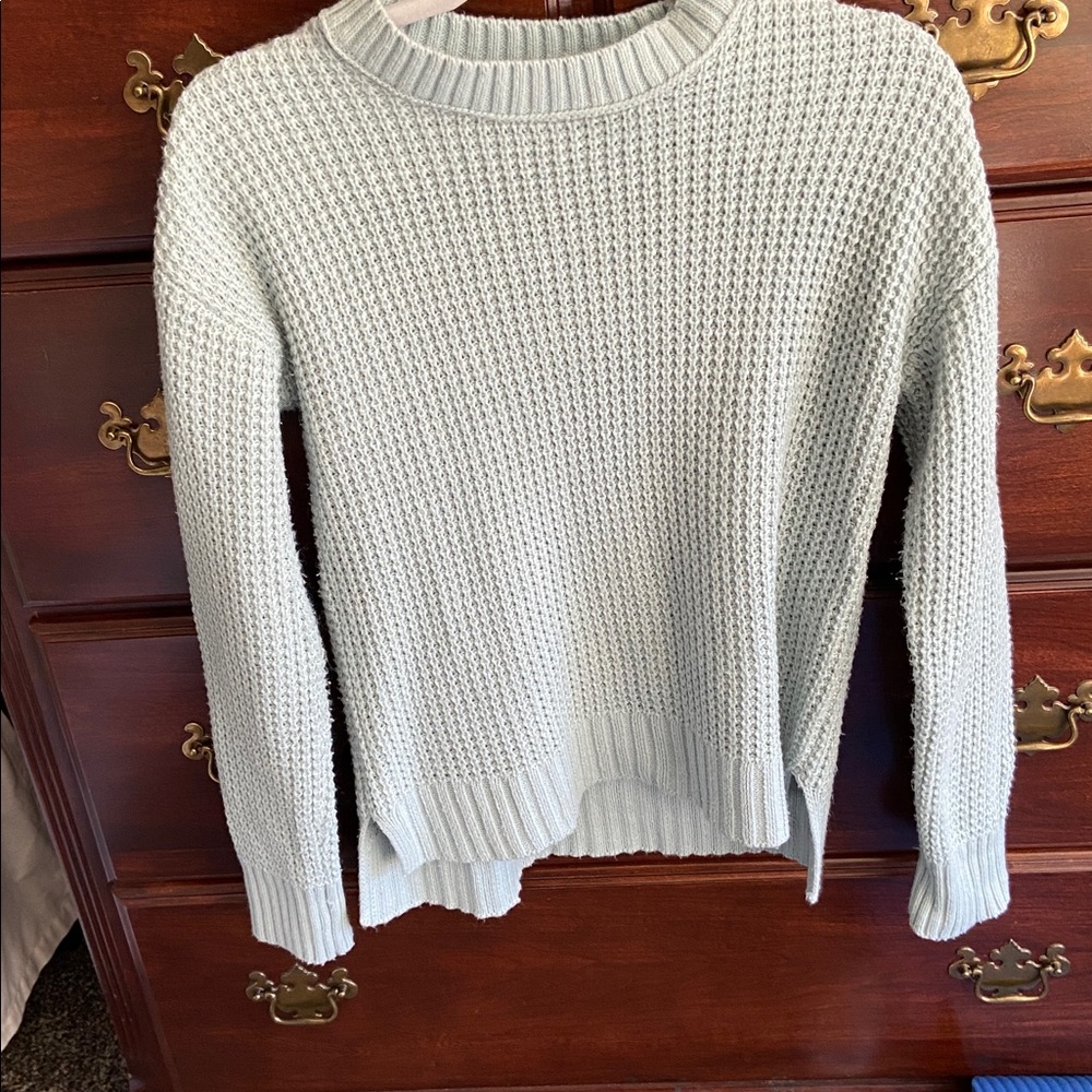 Baby Blue knit pullover sweater. Sonoma brand, XS.